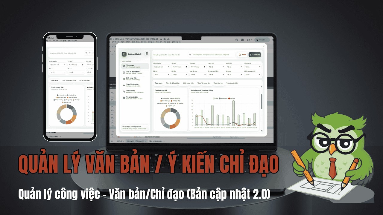 Quản lý công việc - Văn bản/Chỉ đạo (Bản cập nhật 2.0) | Hướng dẫn sử dụng