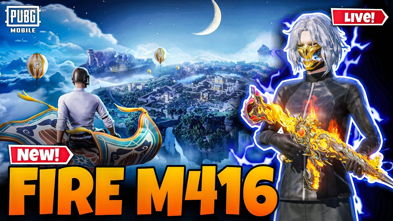 CONQUEROR RANK PUSH WITH NEW FIRE M416 | PUBG MOBILE 🔥