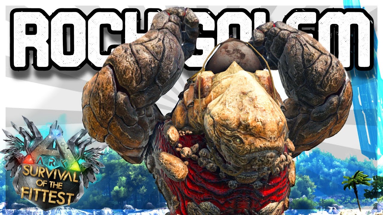 The Rock Golem Is a BEAST in ARK: Survival Of The Fittest