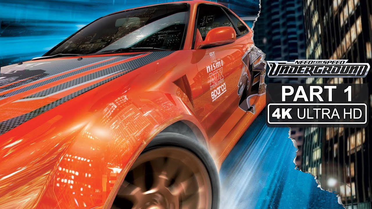 Need for Speed: Underground (2003) | Story Mode Gameplay Walkthrough Part 1 | PC - 4K UHD