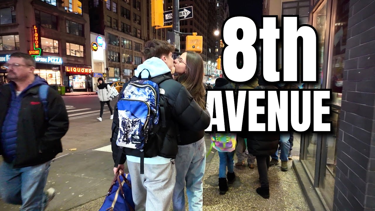 NEW YORK CITY Walking Tour [4K] - 8th AVENUE