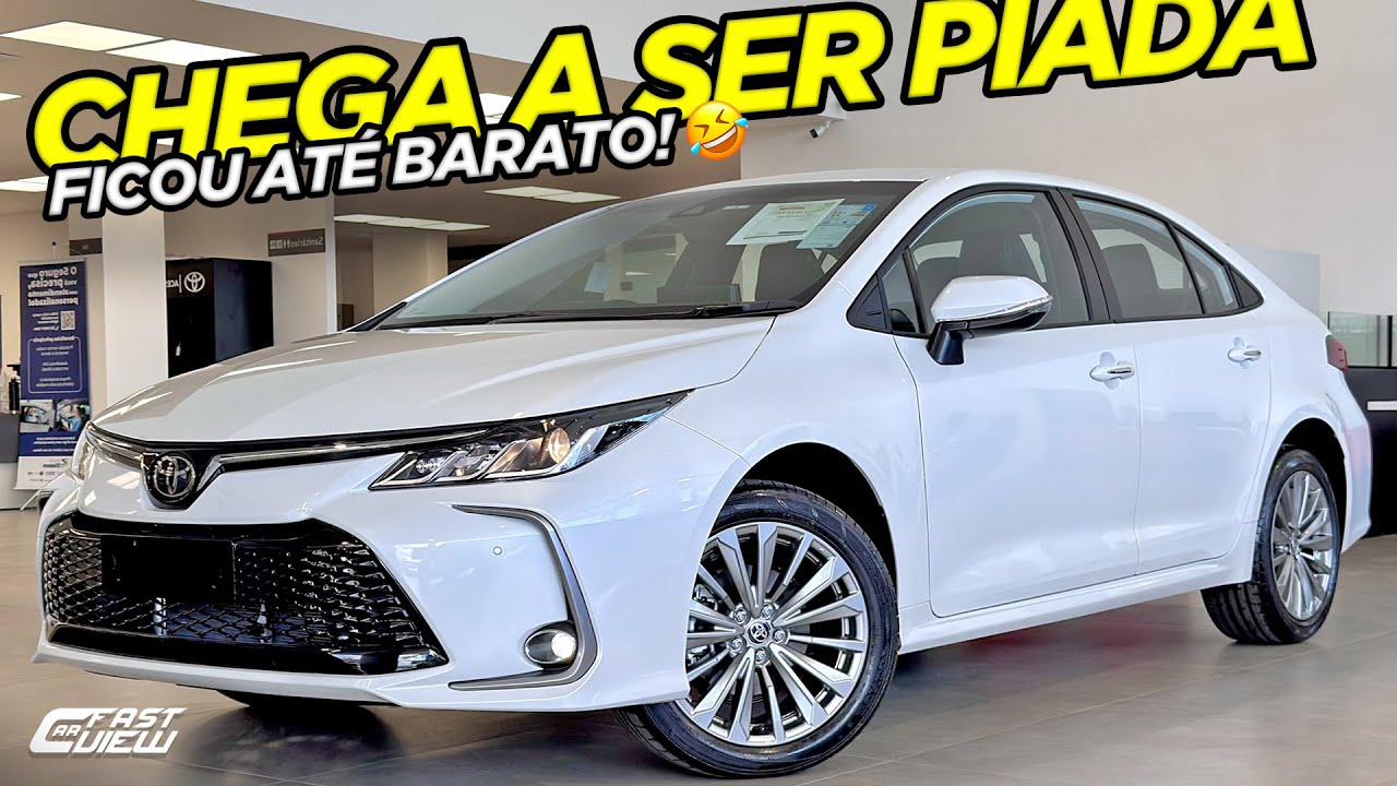 COM PREÇO DE VIRTUS TÁ BARATO! NOVO TOYOTA COROLLA XEI 2025 EXCELENTE EM TUDO, CUSTANDO 
