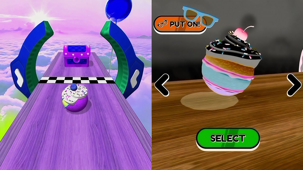 🌈♦️Going Balls, SpeedRun Vs Reverse Video Gameplay Part 425