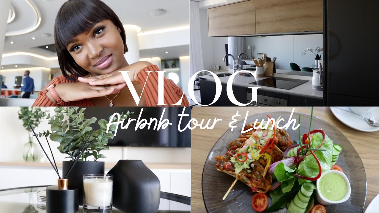 AESTHETIC VLOG | AIRBNB TOUR| RESTAURANT REVIEW|ELLIPSE WATERFALL| MINI VLOG| SA YOUTUBER🤍🇿🇦