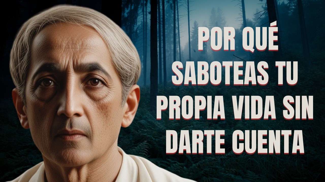 CADA VEZ QUE FRACASAS ES TU ELECCIÓN | La verdad que Krishnamurti sabía y tú no...