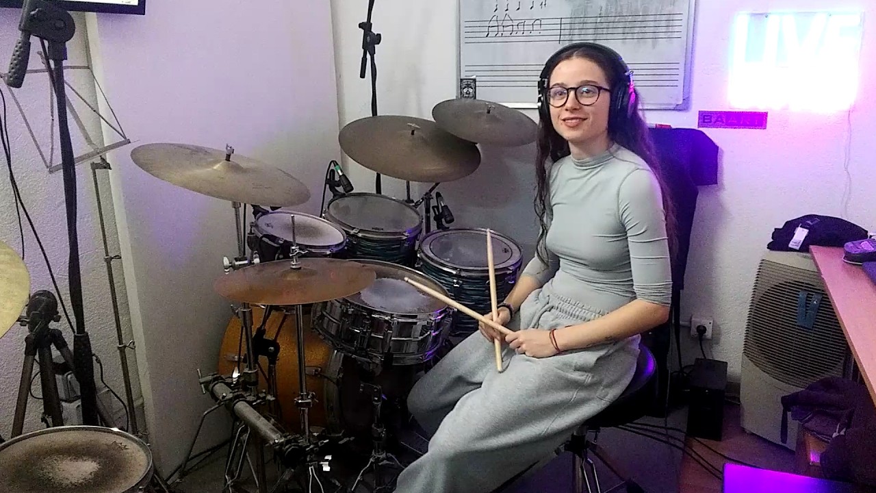 Leave The Door Open - Drum Lesson Cover (Amida Version) by 