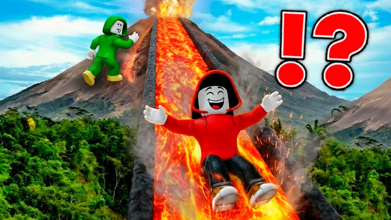 JJ and Mikey's Climb And Slide !? (Maizen Roblox)