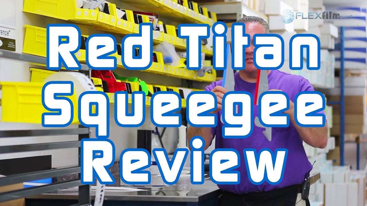 Red Titan Squeegee Review