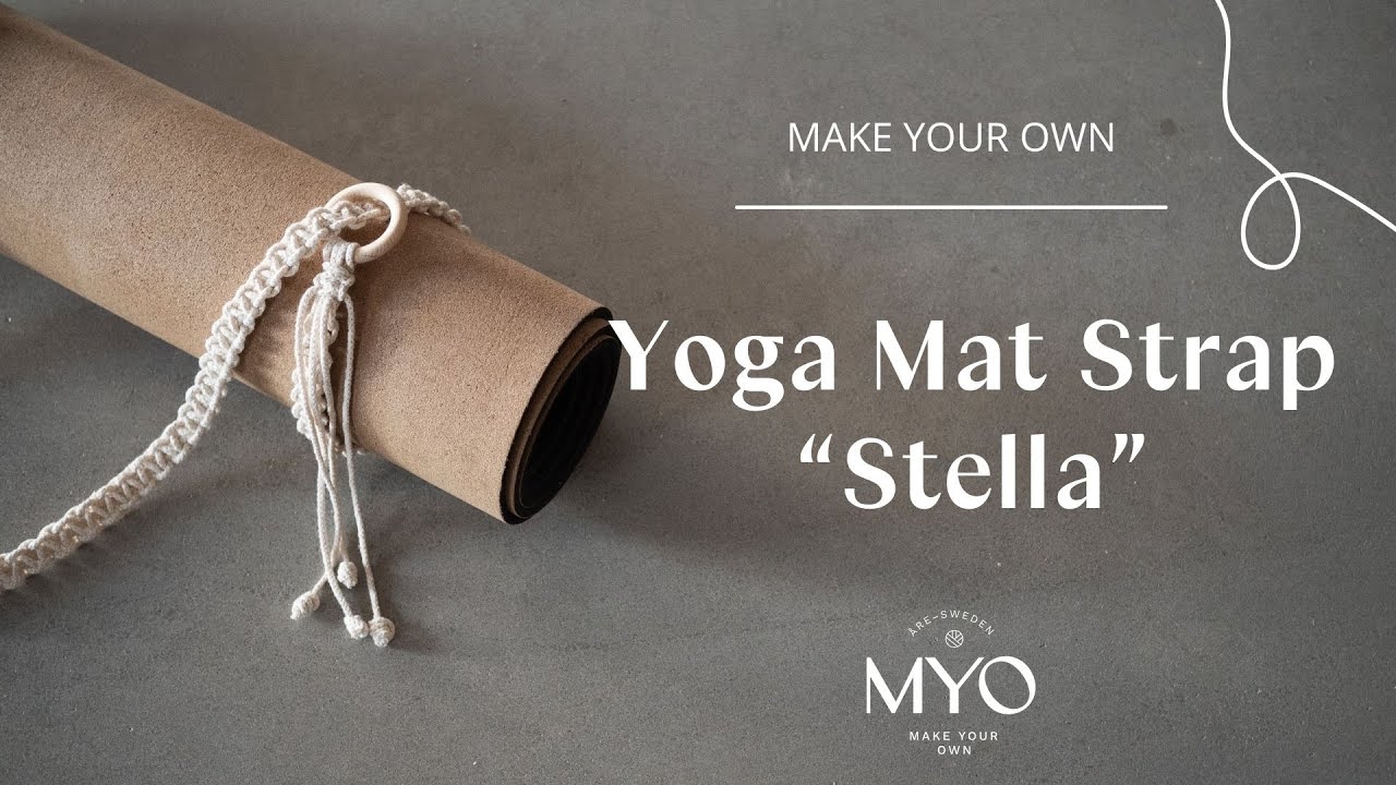 How to make a macramé Yoga mat strap 
