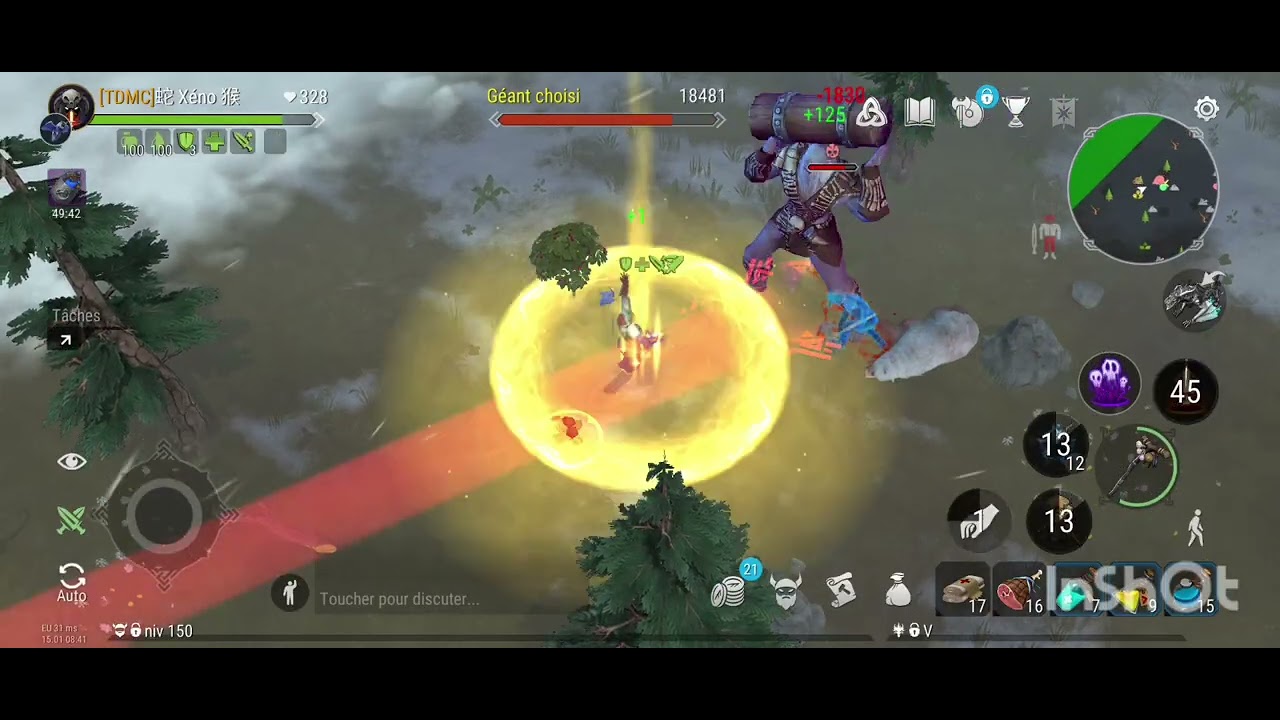 chasse aux monstres xéno.. frostborn.   