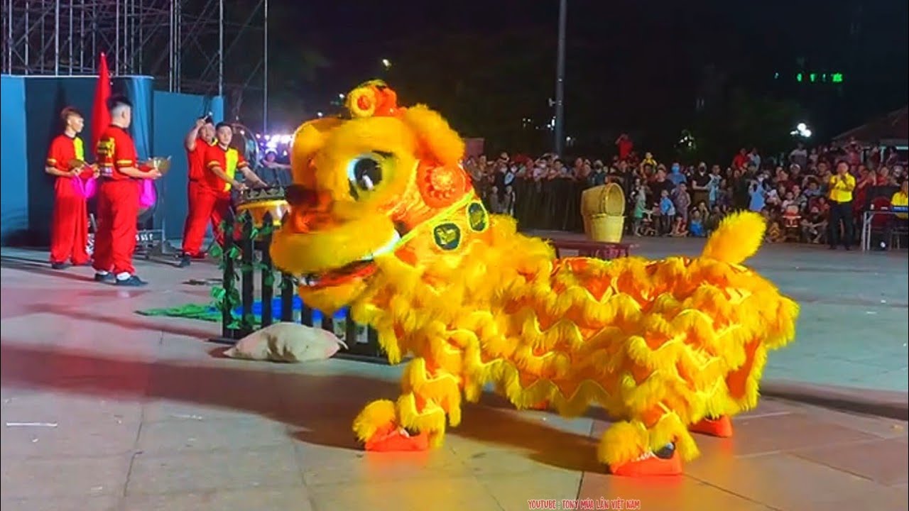 Múa Lân Địa Bửu Cực hay 2026 / Chú Lân Vàng say Rượu Lắc Lư / Đánh Trống Múa Lân Việt Nam Tony