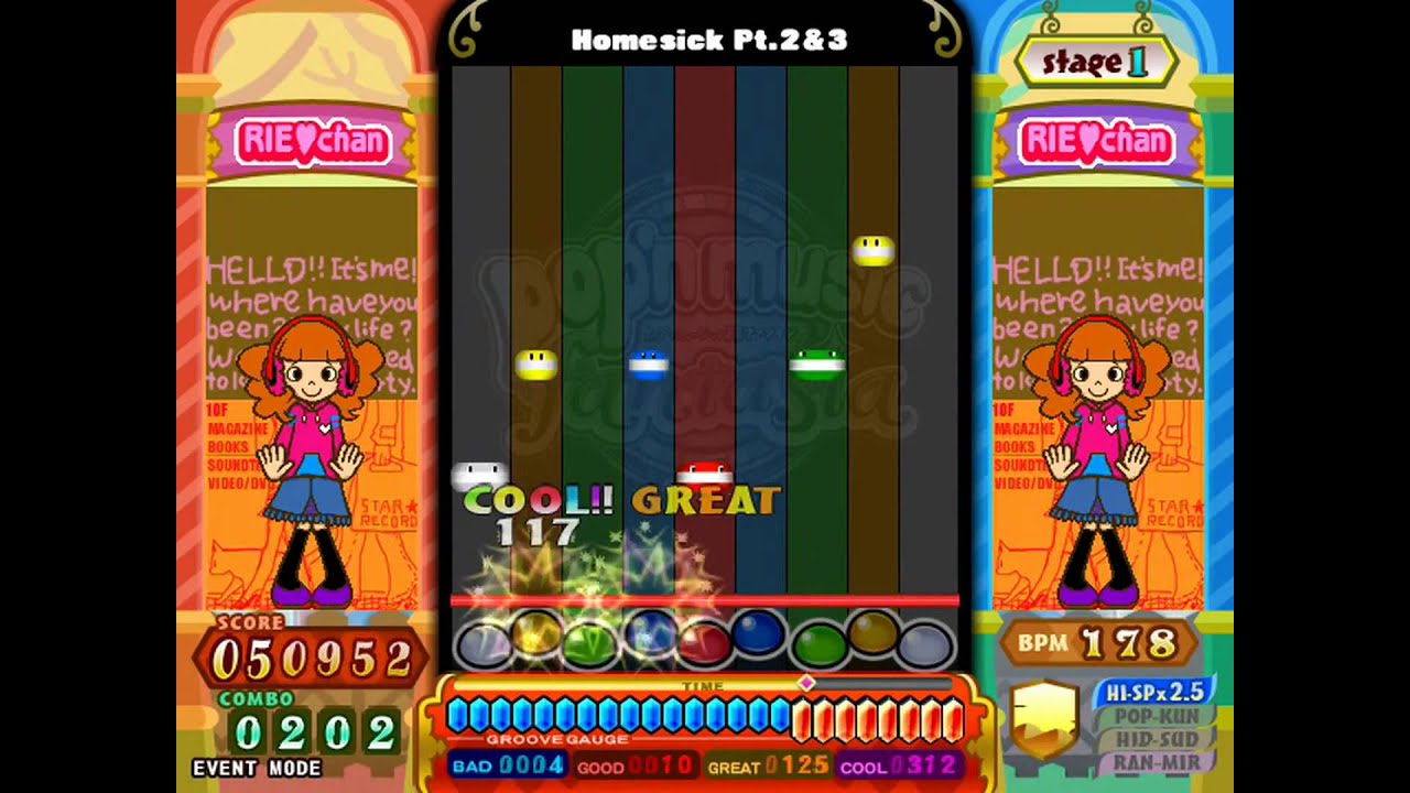ポップン20「ソフトロックLONG」Homesick Pt.2&3（H28）