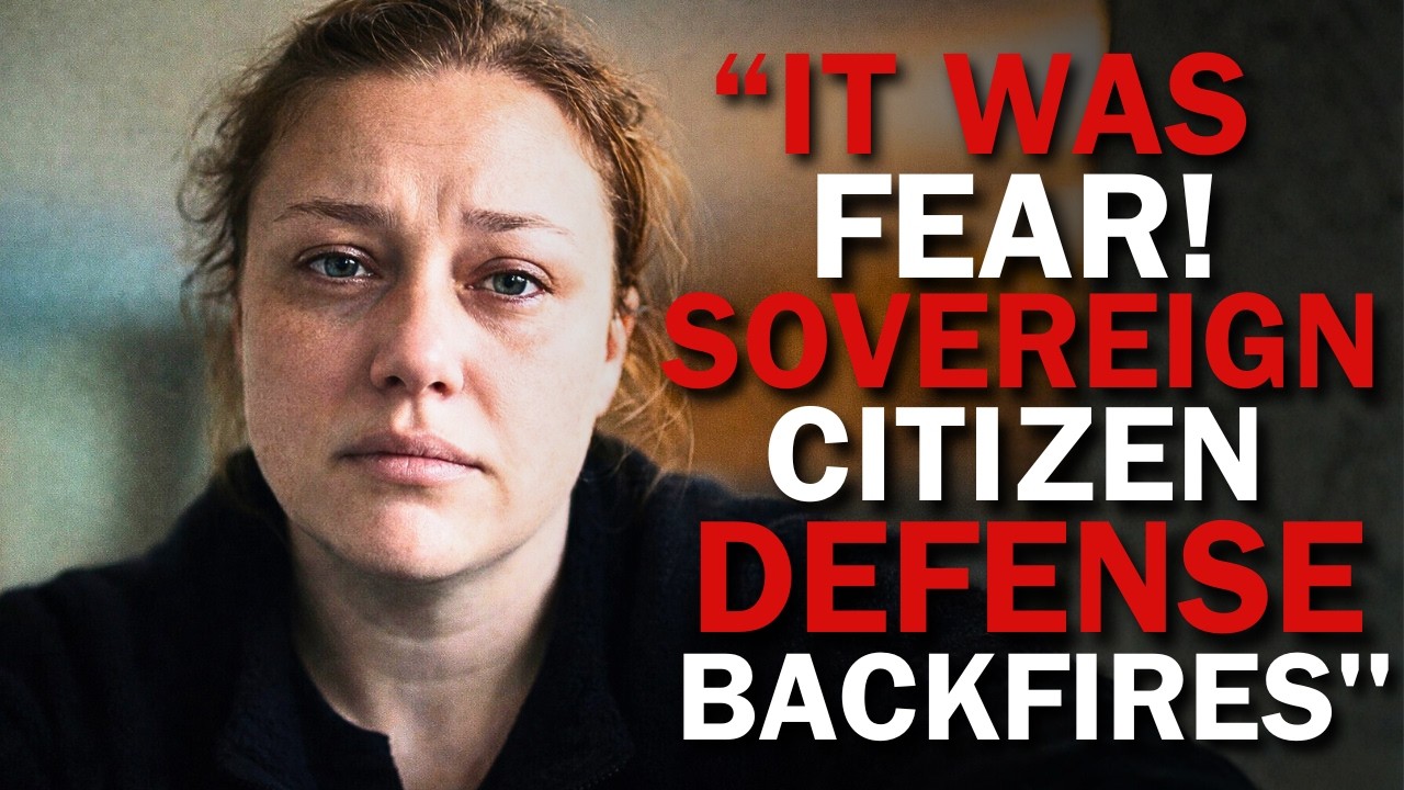 Panicked Sovereign Citizen CLAIMS She Acted Out Of Fear… Until The Judge SHUTS DOWN The Story