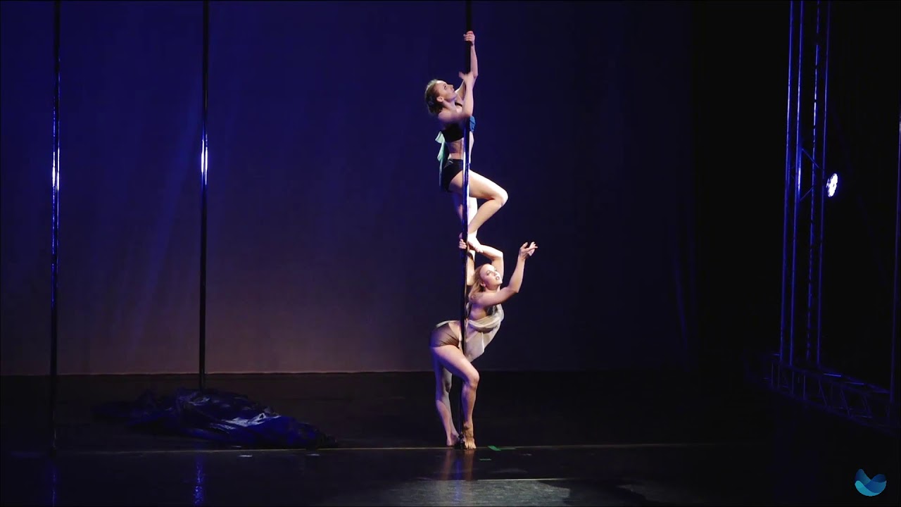 POLE ART ITALY 2020 MARIIA FABRIKA & ALINA KOLEGOVA DOUBLE ELITE WINNERS