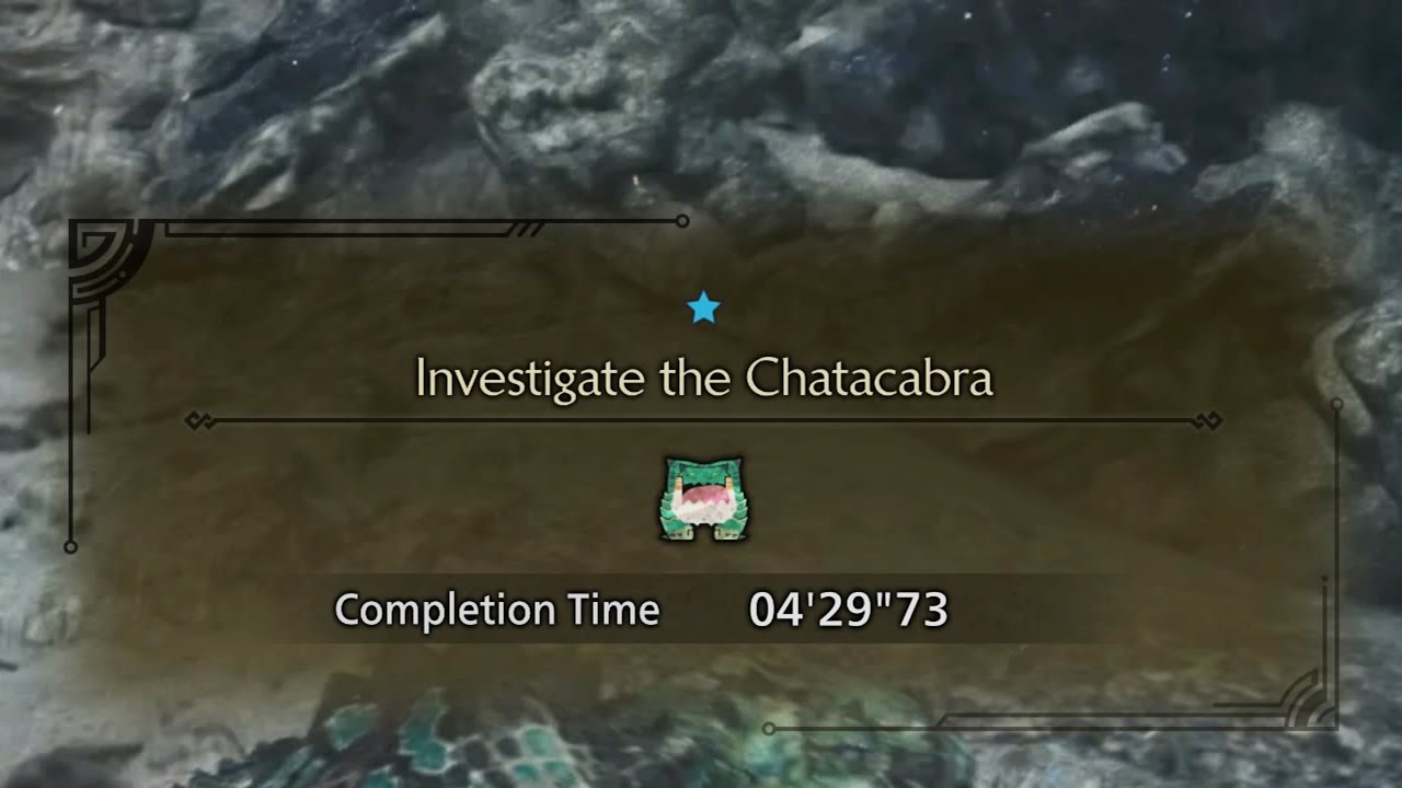 MH WIlds Beta Chatacabra (Insect Glaive) - 4'29 (No Items)