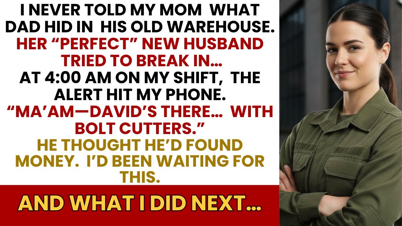 My Mom’s “Perfect” New Husband Broke Into Dad’s Warehouse—He Didn’t Know I Was Watching