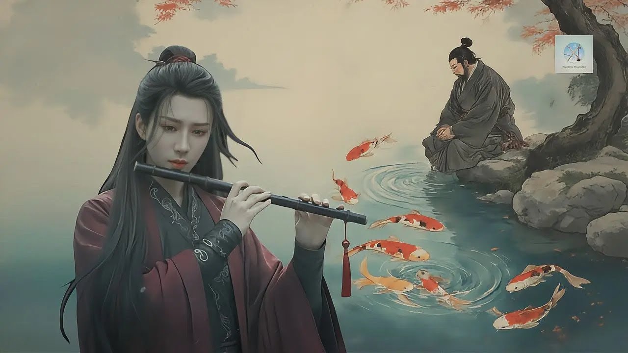 Chinese Zen Music: Bamboo flute, Erhu & Guzheng | deep relaxation & stress relief @peacefultomelody 