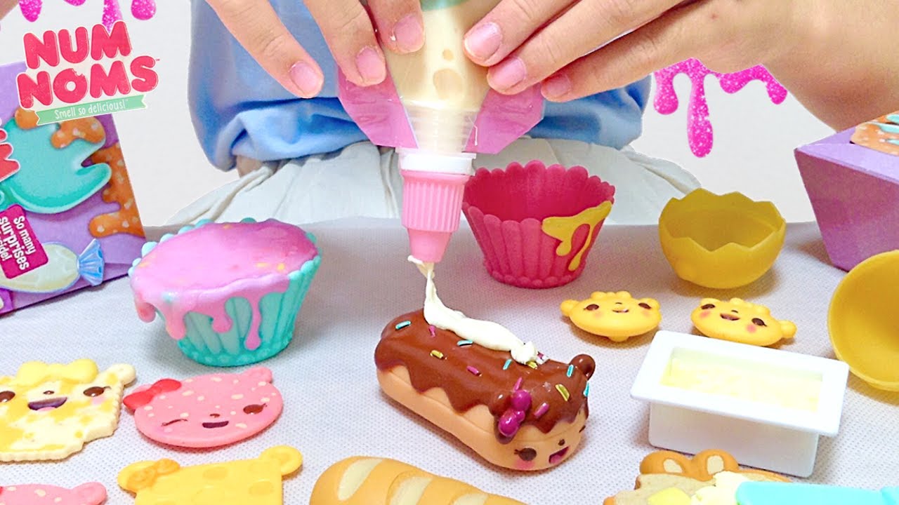 スライムクリームでスイーツ作り ナムノムズ サプライズトイ