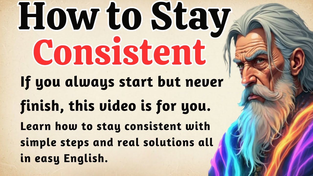 How to Stay Consistent || Learn English Through Motivational Lesson 🔥@EnglishOdyssey1362