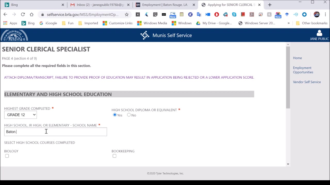 How to Apply for a Job with East Baton Rouge City-Parish Civil Service