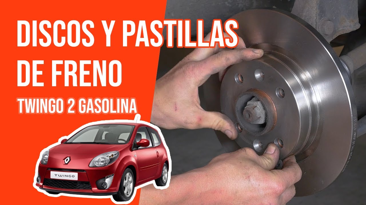 Cómo cambiar los discos y las pastillas de freno delanteros TWINGO 2 1.2🚗