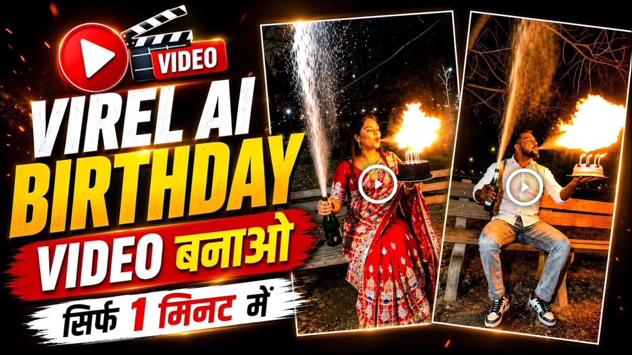 How to Create a Viral AI Birthday Video for Instagram | Instagram Viral Birthday Video Editing
