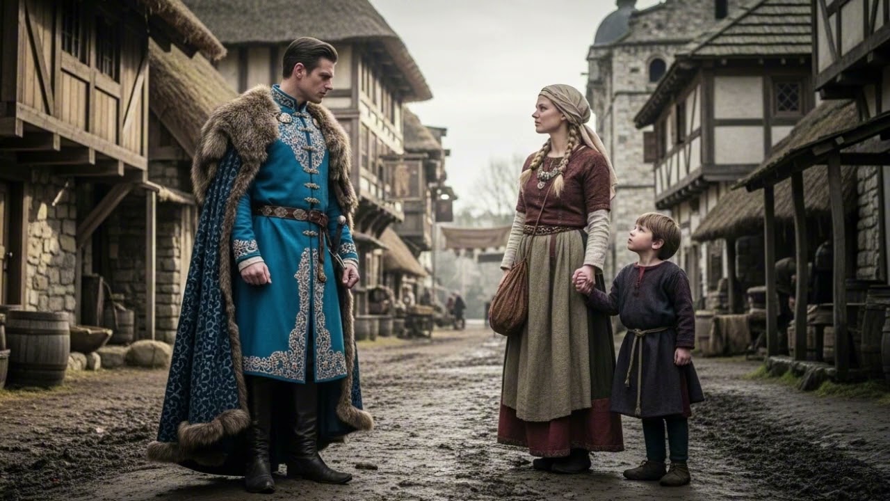 Le duc resta paralysé en voyant la pauvre paysanne avec un enfant qui lui ressemblait exactement.