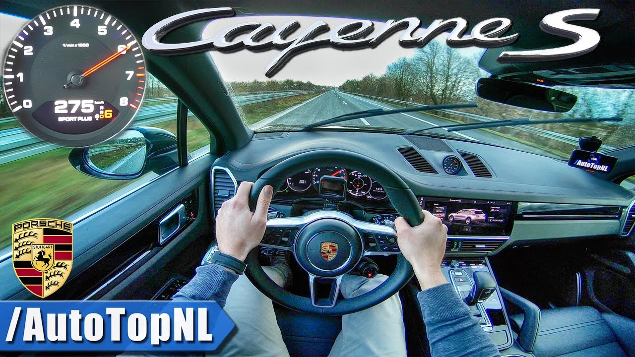 2019 Porsche Cayenne S | AUTOBAHN POV | ACCELERATION & TOP SPEED by AutoTopNL