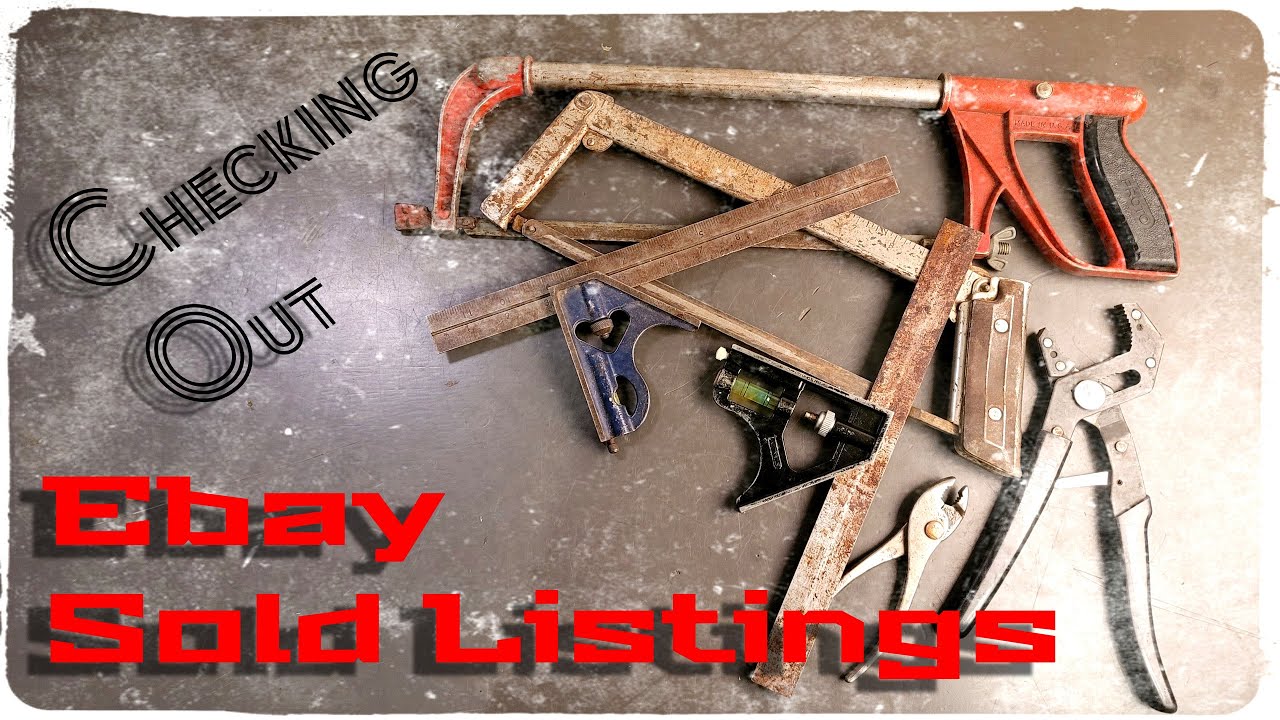 Checking Out Ebay Sold Listings: Vintage Combinations Squares,  Hack Saws and Pliers