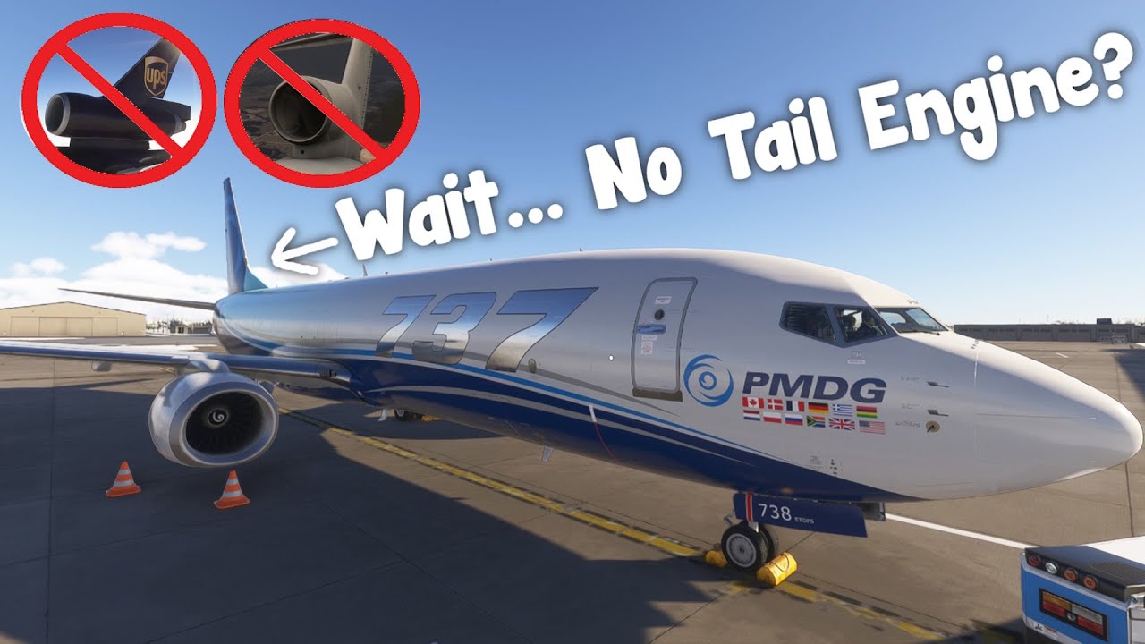 MSFS24 - Wait... A 737? No Tail Engine? - Let's Learn the PMDG Boeing 737-800!