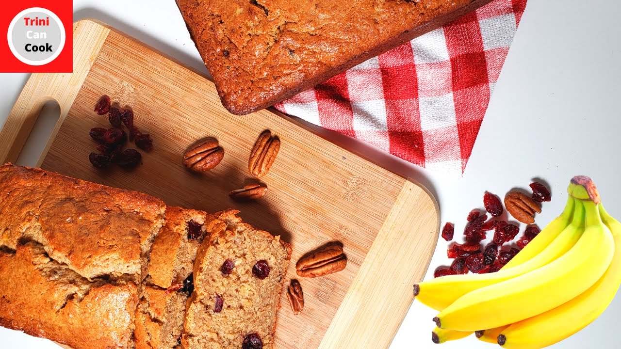 CRANBERRY-WALNUT BANANA BREAD 🇹🇹(#33) - moist, flavourful and so delicious