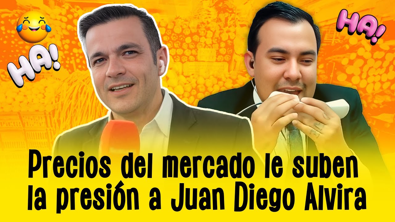 Juan Diego Alvira y su reacción al conocer los precios del mercado en Paloquemao | Cómo Amaneció