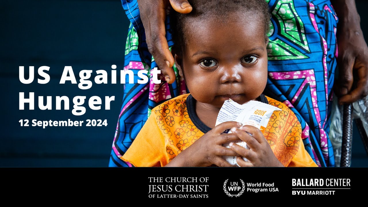 US Against Hunger Interview Event at BYU with Sharon Eubank and Barron Segar | Livestream Replay