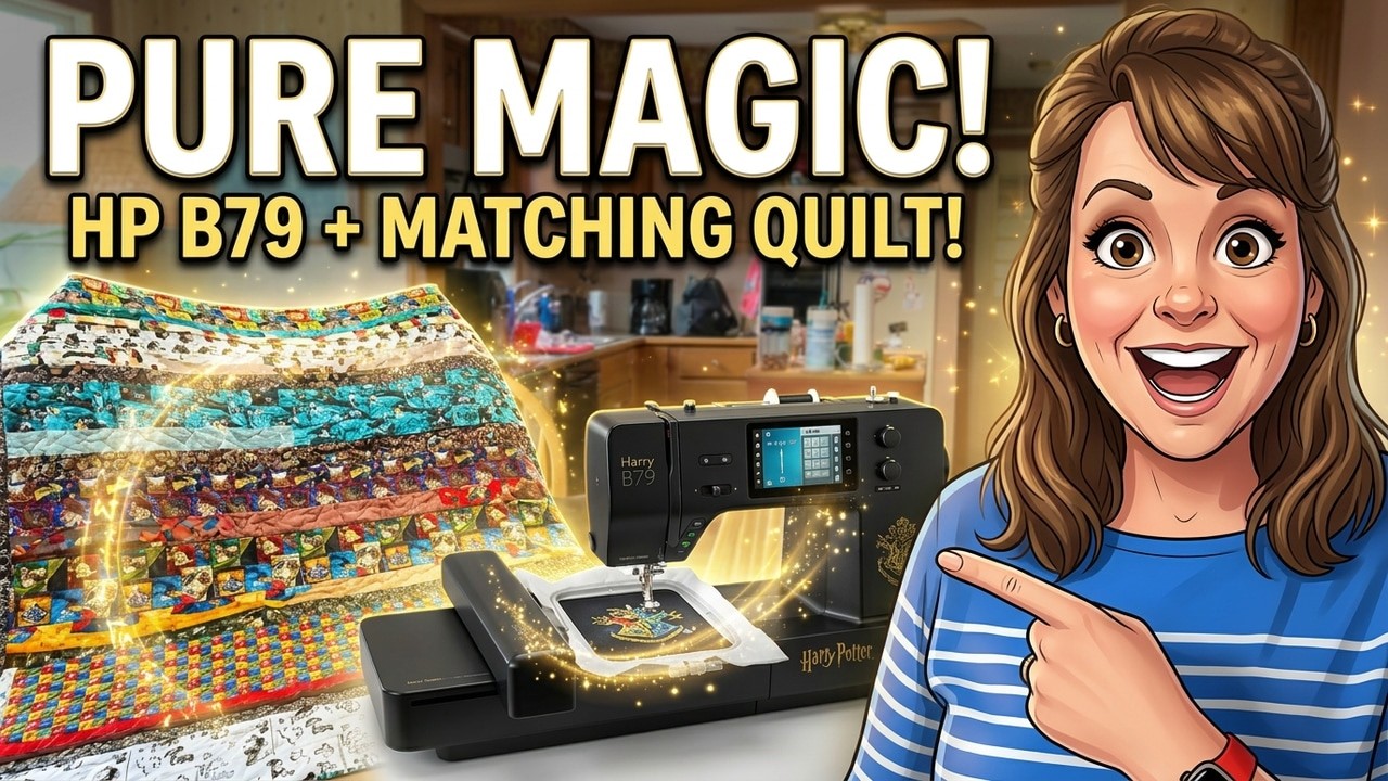 Pure Magic | Harry Potter B79  Sewing Machine & A Matching Quilt