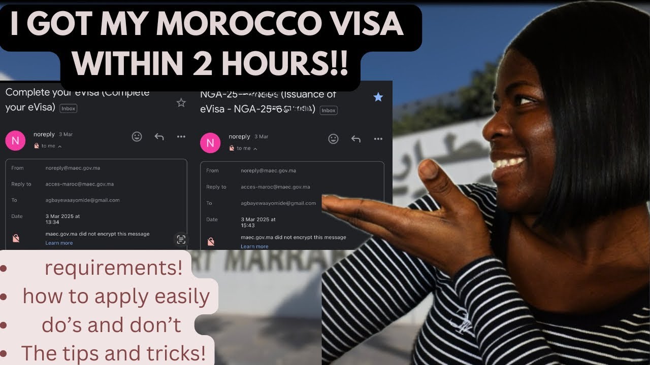 How I Got My Morocco Visa Approved in Just 2hrs From UK! (Step-by-Step Guide) #moroccotravel #evisa