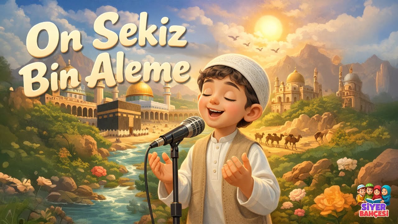 On Sekiz Bin Aleme (Siyer Bahçesi) - Çocuk İlahileri | Çocuk Şarkıları