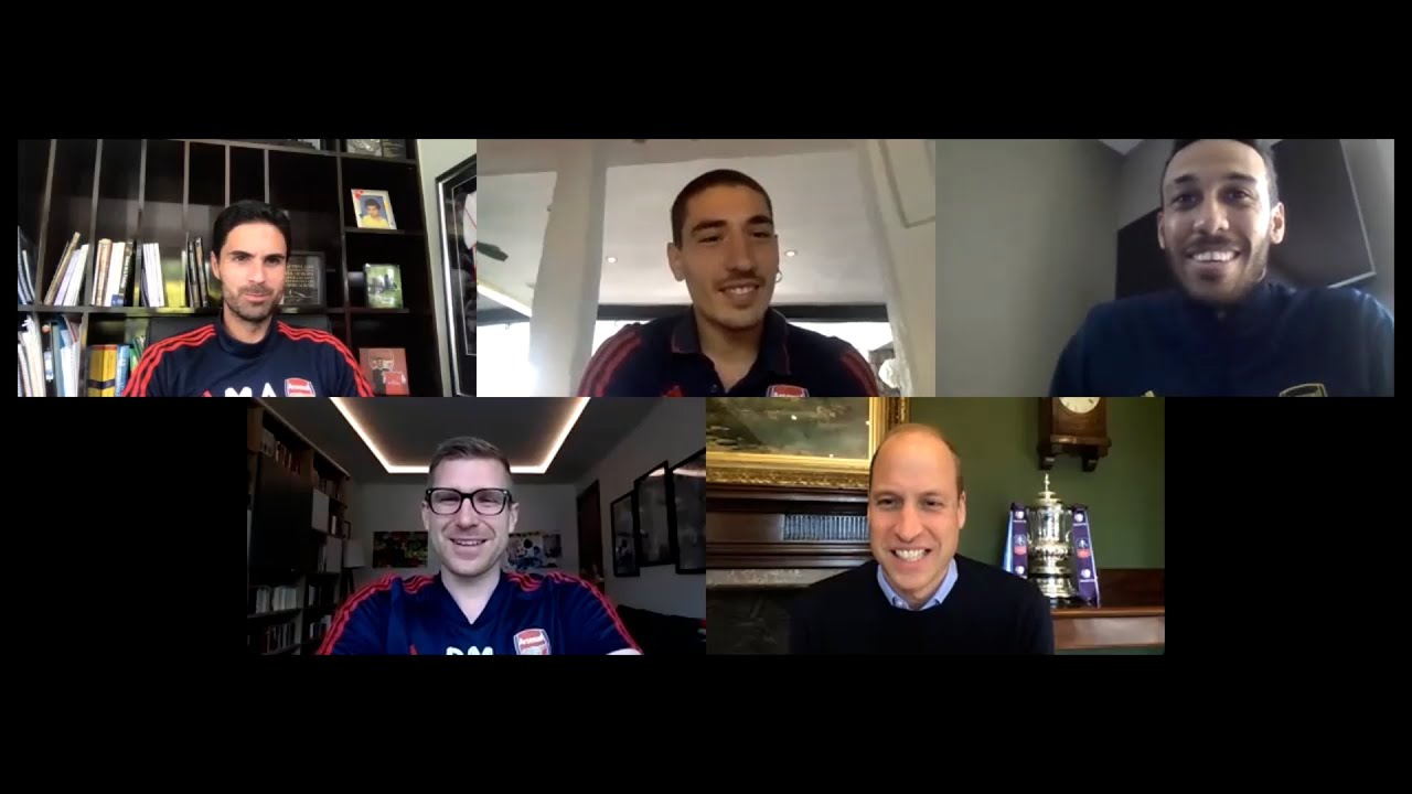 The Duke of Cambridge talks to Arsenal about a big Heads Up announcement | Heads Together