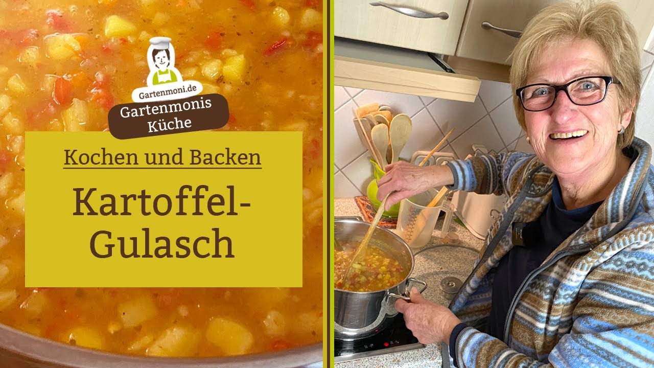🥔 Gartenmonis Kartoffelgulasch - Vegetarisch oder mit Würstchen
