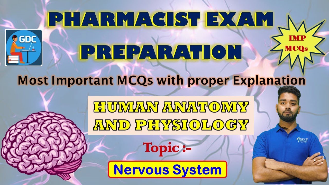 Nervous System Mcqs with Explanation| HAP | Pharmacist Exam Preparation