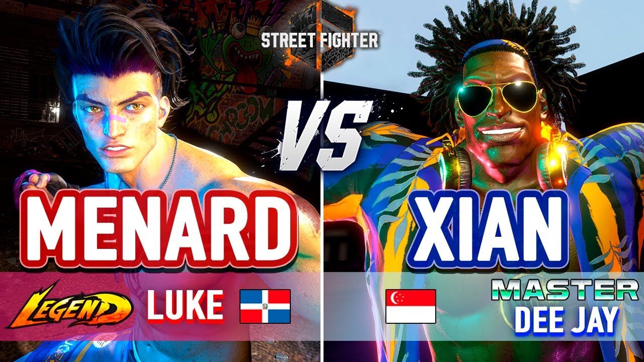 SF6 🔥 MenaRD (Luke) vs Xian (Dee Jay) 🔥 SF6 High Level Gameplay