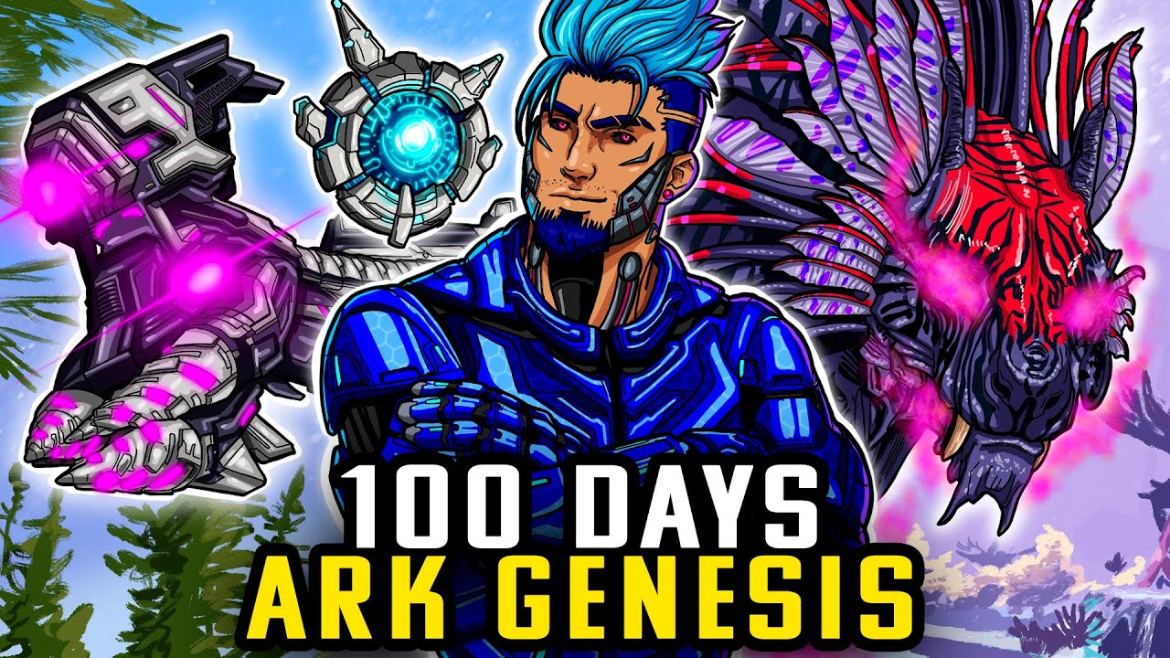 100 Days in Ark Survival Evolved Challenge [Genesis 2]