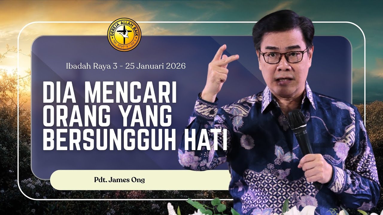 Ibadah Raya III Gereja Allah Baik Mojokerto, 25 Januari 2026