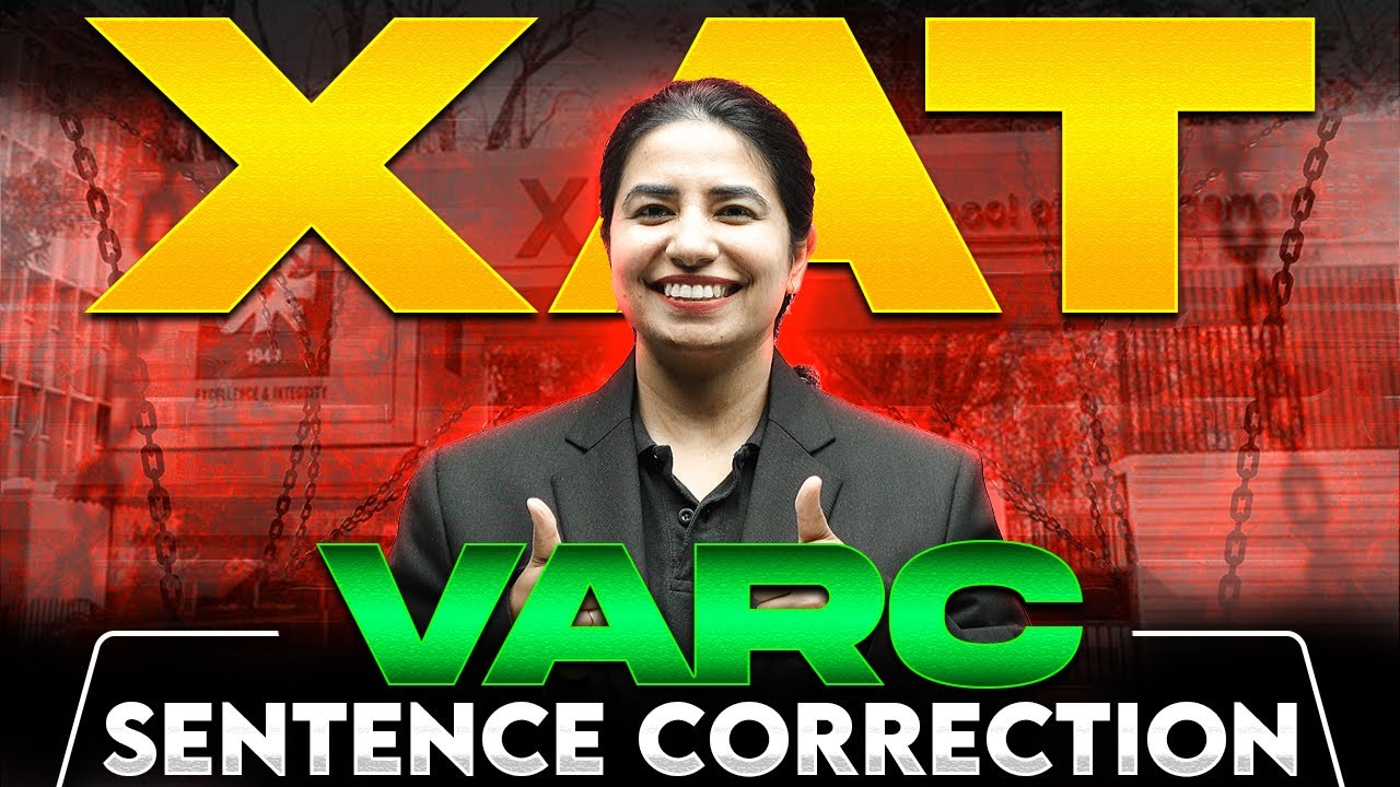 SENTENCE CORRECTION | VARC | XAT & OMETs 2024-25