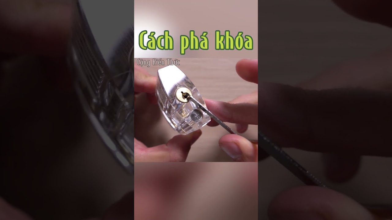 C&aacute;ch ph&aacute; kh&oacute;a của c&aacute;c Thợ kh&oacute;a (nguy&ecirc;n l&yacute; hoạt động của ổ kh&oacute;a) #congkienthuc #shorts #short