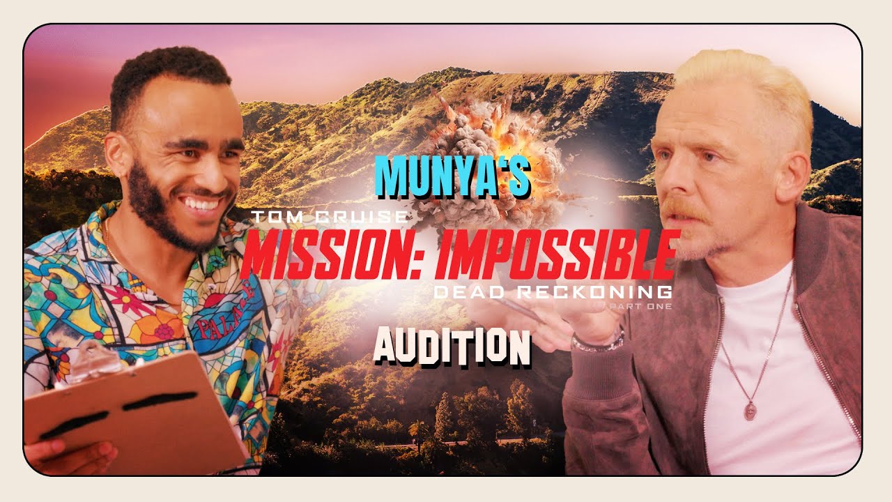 Munya Auditions to Become Simon Pegg in Mission Impossible  | The Understudy