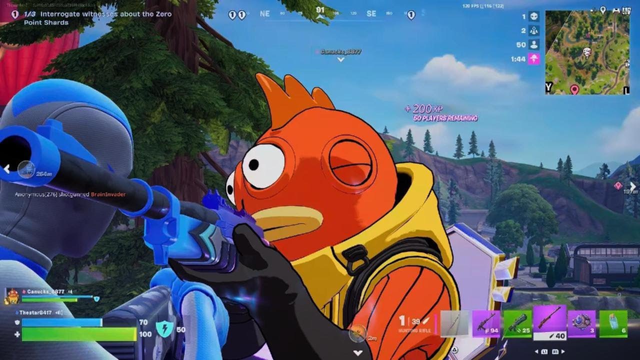 Fortnite win with bro. 🥀
