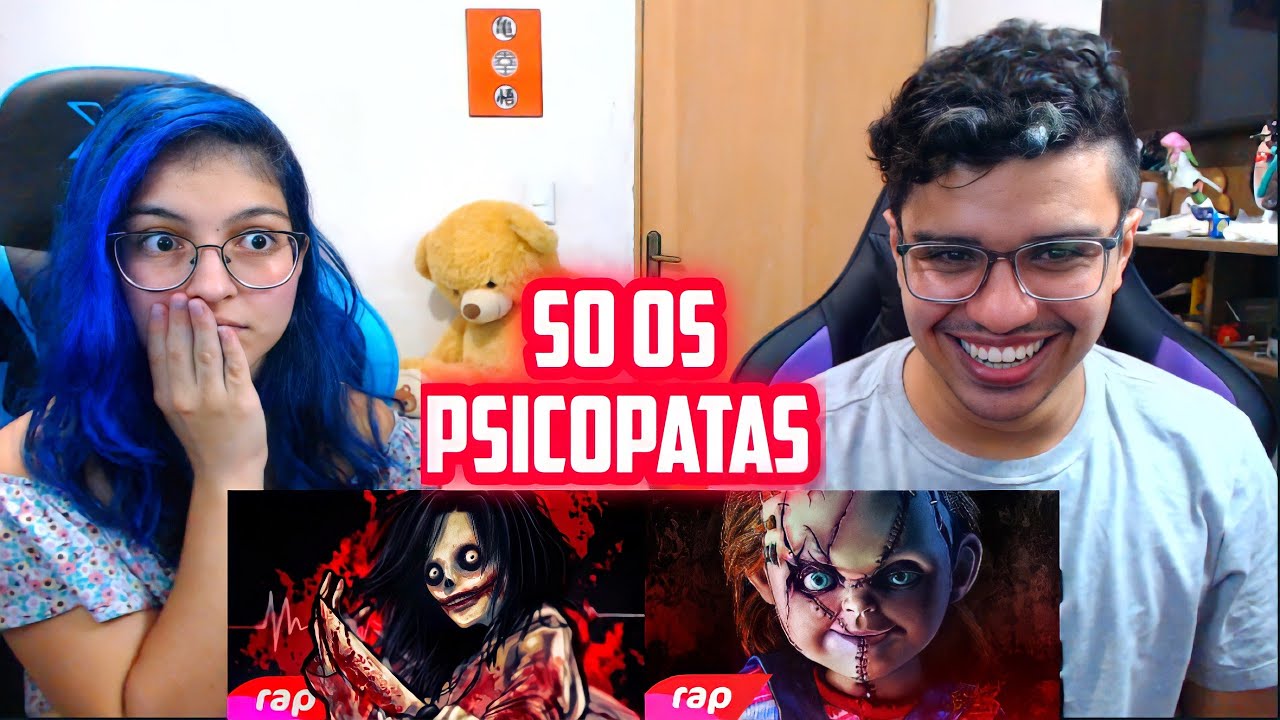 ESPECIAL 2 EM 1 Rap do Jeff The Killer - O JEFF CHEGOU & Rap do Chucky - VOU BRINCAR COM VOCÊ