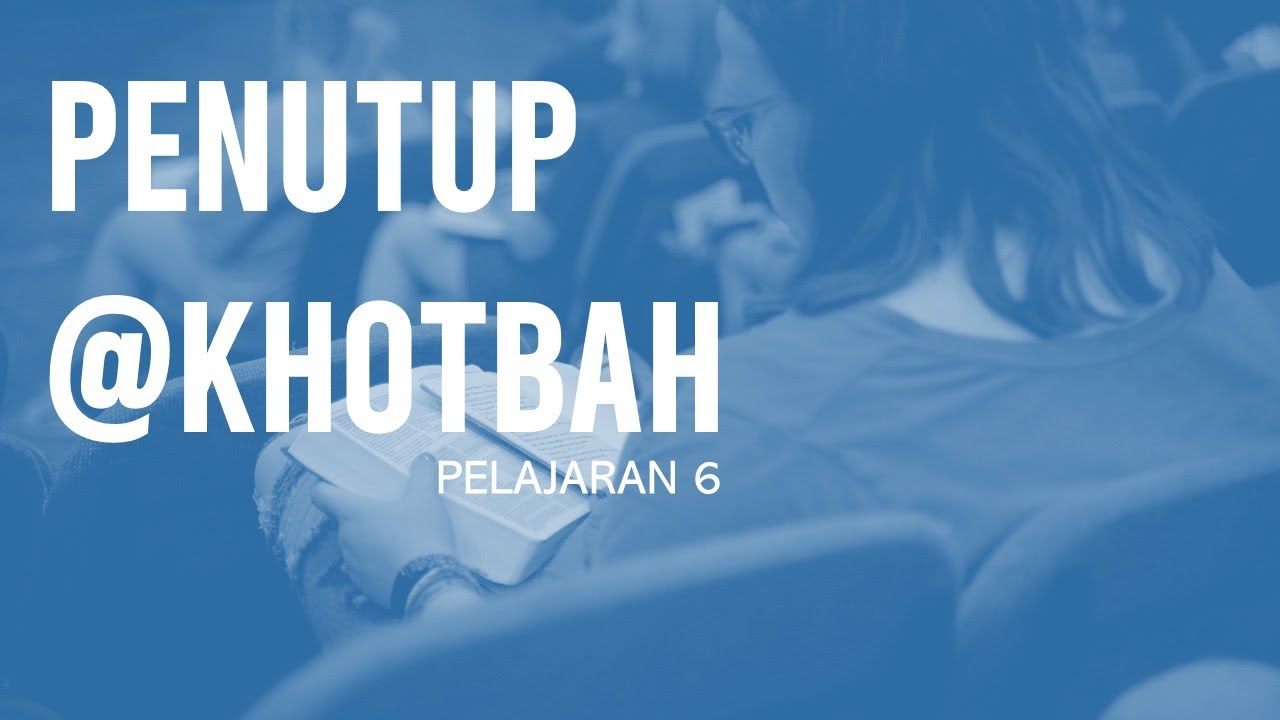 Kristosentris sebagai penutup khotbah