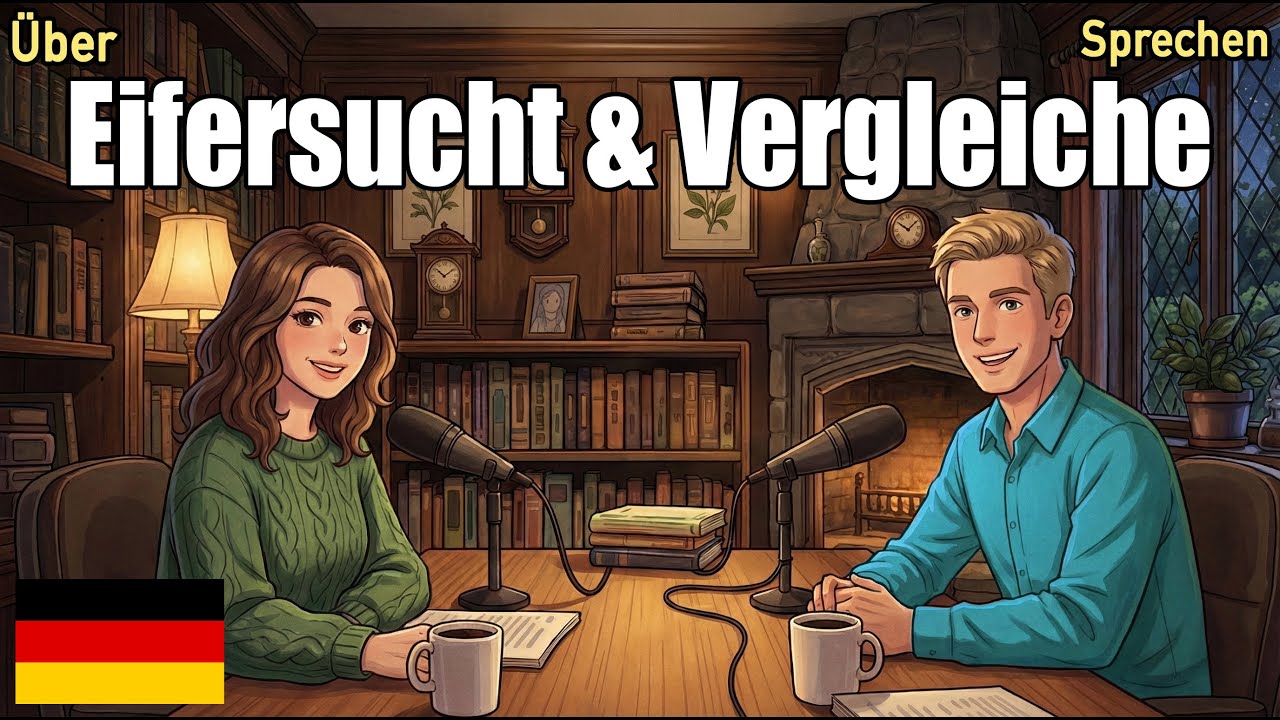 Wie man über Eifersucht auf Deutsch spricht | Deutsche Konversationsübung | Deutscher Podcast