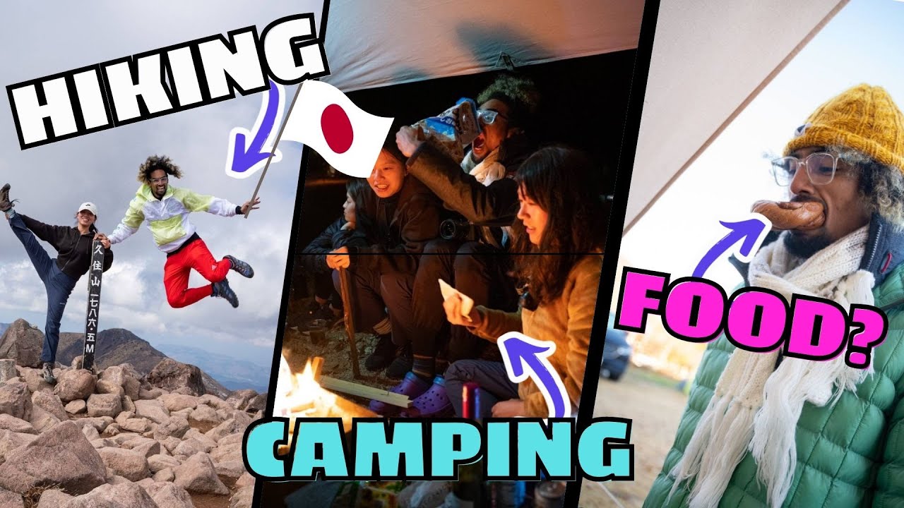 Hiking and Camping on Kyushu's LARGEST Mountain - Mt Kuju